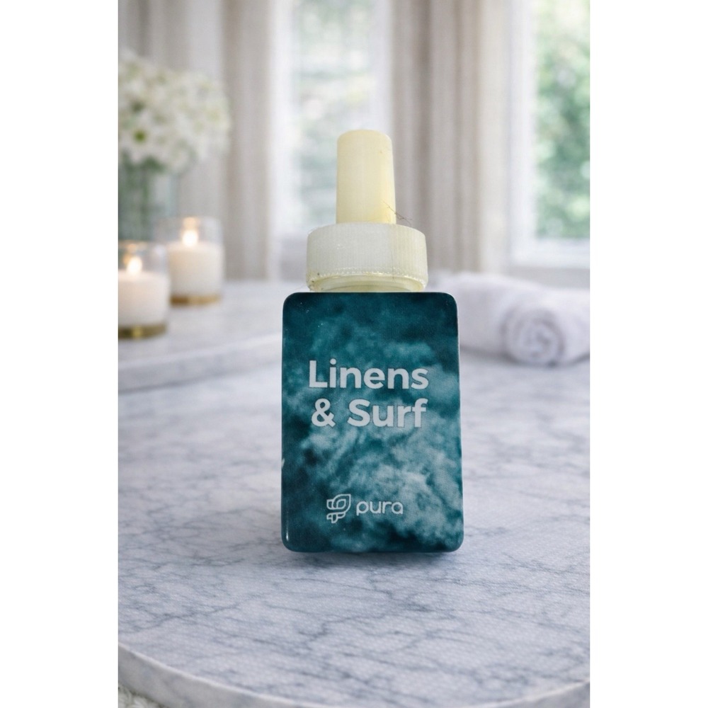 PURA Scent Linens And Surf Fragrance Refill Smart Scent .33floz